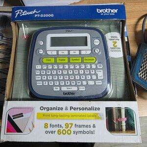 Like-New Brother P-Touch PT-D200G Label Maker with Original Box